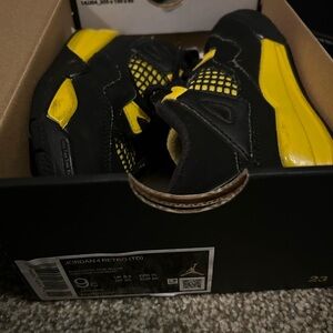 Jordan Kids Sneakers - Black and Yellow
